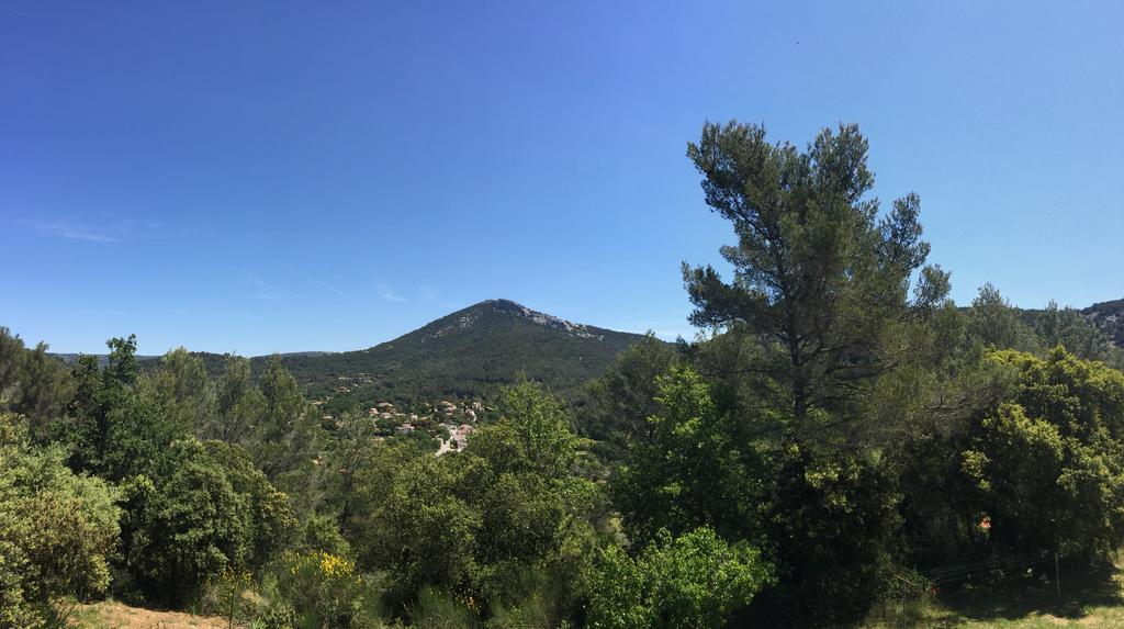 Le Gite Des Cadieres Apartment Evenos Bagian luar foto